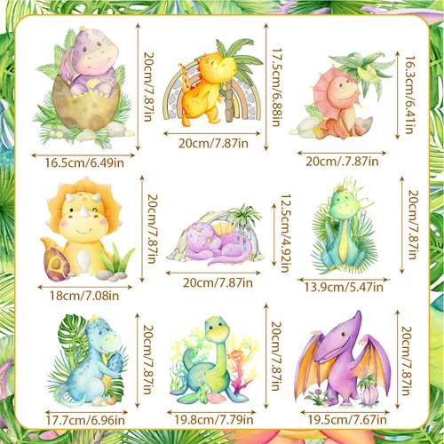 JIUMANGO Dinosaur Honeycomb Centerpieces 9Pcs for Table Decorations Dino Baby Shower Decorations Dinosaur Party Favors Supplies Dinosaur Centerpieces for Baby Kids Girls Boys