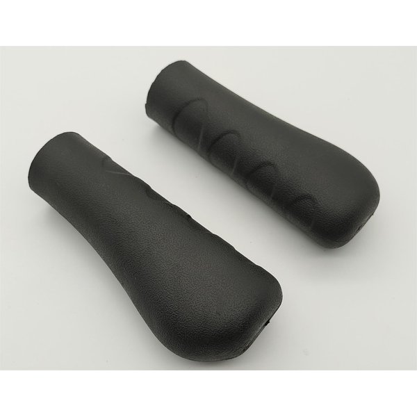 Rollator Hand Grip,Wheelchair Hand Grip,Transport Chair Hand Grip,Knee Walker Hand Grip.Universal Replacement Parts,Ergonomic Design Makes,Surface Anti-Slip Texture,Excellent Comfort(1Pr,Black)