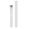 Garmin QuickFit 26mm Watch Band and Optional Extra Long Strap, White Silicone, (010-12903-00)