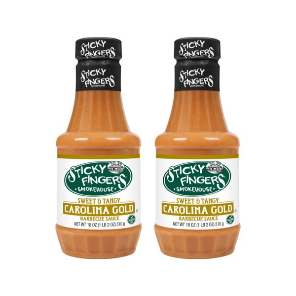 Sticky Fingers Carolina Classic Barbecue Sauce (18 Ounce (Pack of 2))