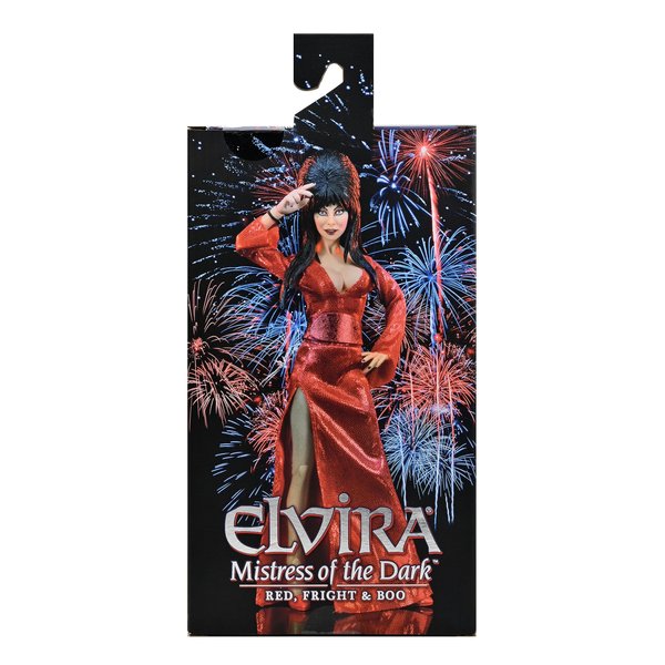 NECA - Elvira - 8” Clothed Action Figure – “Red, Fright, and Boo”