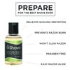 eShave Pre Shave oil for men- protects from shaving irritation and razor burn- for smoothest shave and silky skin- All Natural Shaving oil 2 oz