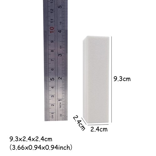 Honbay 10PCS White Nail Buffer Sanding Block Files Nail Art Tips Tool