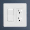 Leviton E5325-MW Decora Edge 15 Amp Tamper-Resistant Duplex Wall Outlet, 10-Pack - White