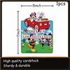 DoMiDoLa 20Pack Mickey Birthday Party Decoration Mickey Theme invitation card for Kids Birthday Party Supplies (20Mickey)