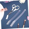 PACKOVE 1 Set Eyebrow Shaping Kit Grooming with Trimmer Scissors Safe Design for Easy Use Stylish Transparent Color Beauty Tool for Eyebrows
