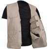 Rothco Men's Lightweight Professional CCW Concealed Carry Vest, Khaki, Medium