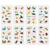 24 Sheets Bug Temporary Tattoos, Birthday Decorations Insect Bees Beetles Bug Party Favors
