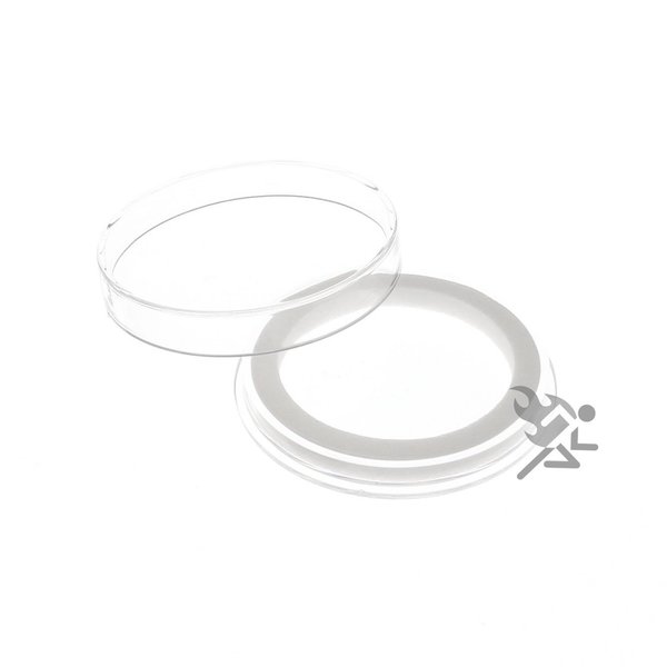 Air-Tite High Relief 38mm White Ring Coin Capsules for 2oz Queen's Beast, 5 Pack