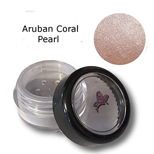 All Natural Mineral Powder Aruban Coral Pearl Eye Color (Eyeshadow) - Pink Coral Tan