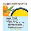 Botanical Beauty SEA BUCKTHORN OIL BUTTER Pure Natural Virgin Unrefined RAW 16 Fl. Oz.- 480 ml for FACE SKIN BODY HAIR NAILS, Vitamin C