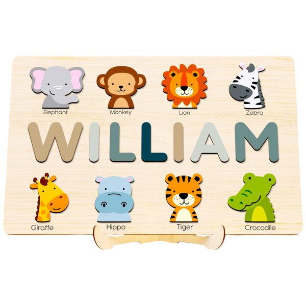 Handmade Name Puzzle, Personalized Puzzle Sign, Unique Baby Gift with Extra Gifts, Nursery Decor, New Baby Gift, Baby Shower, Kids Birthday
