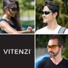 VITENZI Bifocal Sunglasses for Men and Women Sport Wrap Around Reading Sun Tinted Glasses with Readers - Rome in Tortoise 1.50