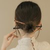 Retro Wooden Hair Sticks,Ymapinc 12pcs Chopsticks for Hair,Sturdy Texture but Light Weight,Bamboo Shape Hair Sticks for Buns,Hair Chopsticks Accessories for Women Girls