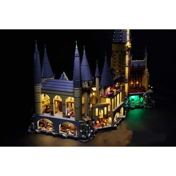 Brick Loot LED Lighting Light Kit for Lego Toy Building Set - For Harry Potter Hogwarts Castle - Set 71043 - (Model NOT Included), For Adults & Kids Age 15+, LED Lights for Castle Building Blocks Sets