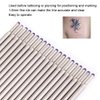 20pcs/Box Tattoo Skin Marker Pen Tattoo Piercing Skin Surfer Cores Microblading Marking Pen Refill Accessory Marker (Blue)