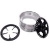 2pcs RC 1/10 Aluminum On Road Wheel Rims Hex 12mm Adjustable Offset Silver/Black Color Fit for 1:10 RC On Road Drift Touring Street Car Tire Tyre
