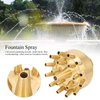 GLOGLOW Multi-Direction Brass Garden Fountain Nozzle – Landscape Sprinkler Head for Bring Beautiful Visual Effects Garden Pond