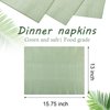 Eaasty 100 Pcs Cocktail Napkins 2-Ply Disposable Soft Napkins Paper Hand Towels for Dinner Wedding Birthday Party Bridal Anniversary Reception Event 13 x 15.75 Inch (Green)