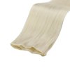 Full Shine Genius Weft Hair Extensions Hand Tied Weft Human Hair Extensions Color White Blonde Hair Extensions Hand Tied Weft Human Hair Extensions Remy Straight Hair Weft Extensions 18 Inch 80G