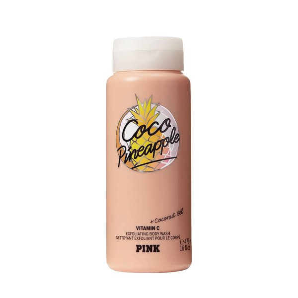 Victoria's Secret Pink COCO Pineapple Refreshing Body Wash 16 oz (COCO Pineapple)