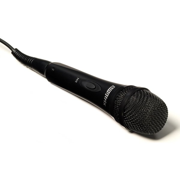 Singtrix Professional Karaoke Machine Microphone with Hit Button to Activate Effects and Voice Enhancements (SGTXMIC1), Black