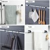 Lightarea Curtain Rod Brackets No Drilling, 8 PCS Self Adhesive Curtain Rod Holder Hooks, Hangers for Bathroom Kitchen Home Bathroom & Hotel Use