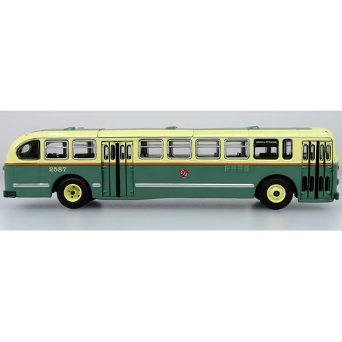 1952 CCF-Brill CD-44 Transit Bus CTA (Chicago Transit Authority) Chicago Surface Lines Kimball-Peterson Vintage Bus & Motorcoach Collection 1/87 (HO) Diecast Model by Iconic Replicas 87-0370