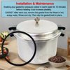 RO6G Replacement Mirro Pressure Cooker Gasket S-9882 For Mirro 12qt/16qt/22qt model M-0512 / M-0522 / M-0312 / M-0406 / M-0416 / M-0526 / M-0622