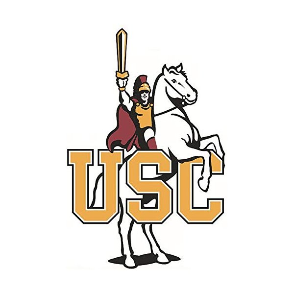 13 Inch USC Traveler Trojan Warrior Decal University of Southern California Trojans SC CA Removable Wall Sticker Art NCAA Home Room Decor 13 1/2 by 9 Inches