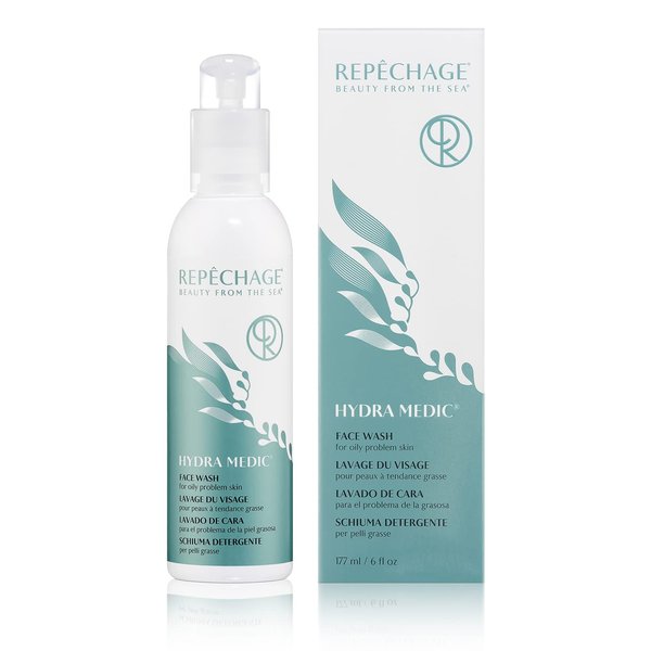 Repechage Hydra Medic Face Wash Foaming Gel Cleanser With Salicylic Acid For Acne Prone Skin for Men + Women 6 Fl OZ