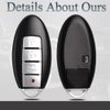 Smart Key Fob Keyless Entry Fits for Nissan Versa Sentra 2013 2014 2015 2016 2017 2018 2019 Proximity Remote Control Key Replacement CWTWB1U840 285E3-3SG0D 4 Buttons
