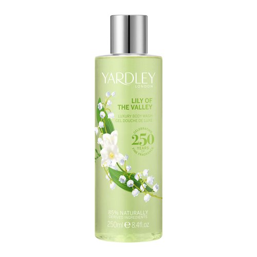 Yardley of London Luxury Body Wash for Women, Lily of the Valley, 250 ml
