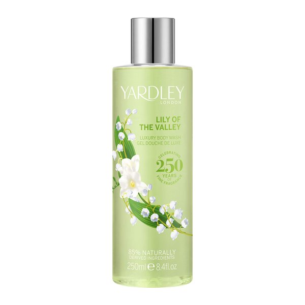 Yardley of London Luxury Body Wash for Women, Lily of the Valley, 250 ml