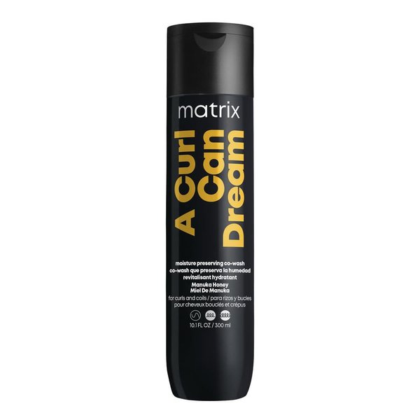 Matrix A Curl Can Dream Co-Wash | Gentle Cleansing Conditioner | Revives Curls Between Washes, Enhances Curl Definition | For Curly & Coily Hair | With Manuka Honey Extract | 10.1 Fl. Oz.