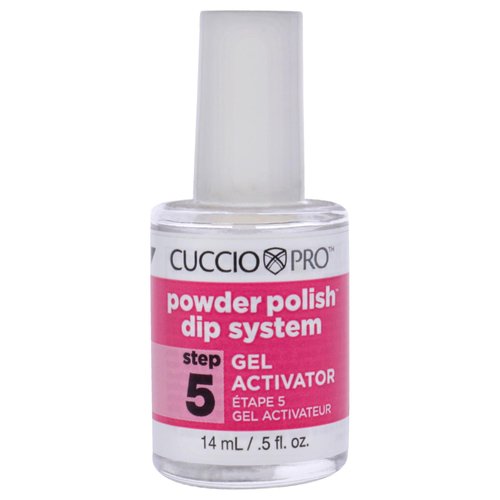 Cuccio Colour Powder Polish Dip System Step 5 Specially Formulated Resins - Vibrant Finish With Flawless, Rich Color And Durability - Gel Activator Nail Polish - 0.5 Oz