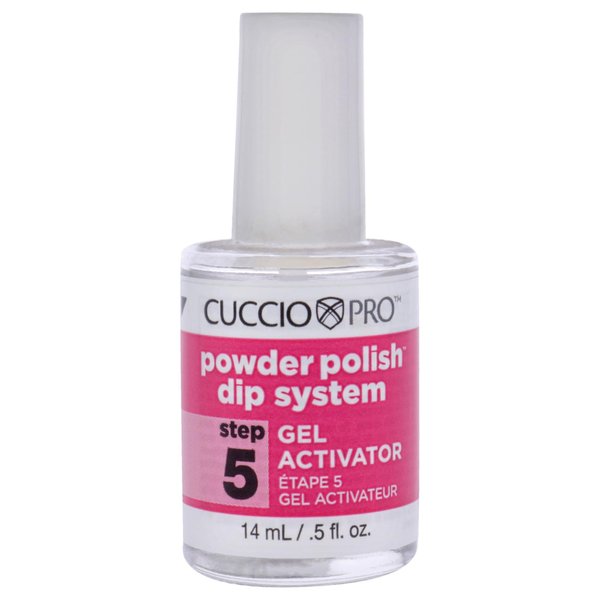 Cuccio Colour Powder Polish Dip System Step 5 Specially Formulated Resins - Vibrant Finish With Flawless, Rich Color And Durability - Gel Activator Nail Polish - 0.5 Oz