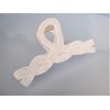 Generic Long clear white frosted hair claw clip for long hair
