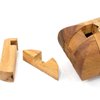 Ascher: 3D Brain Teaser Wooden Puzzle for Adults from SiamMandalay with SM Gift Box(Pictured) - Handheld, Organic & Deluxe Quality Lotus Kumiki