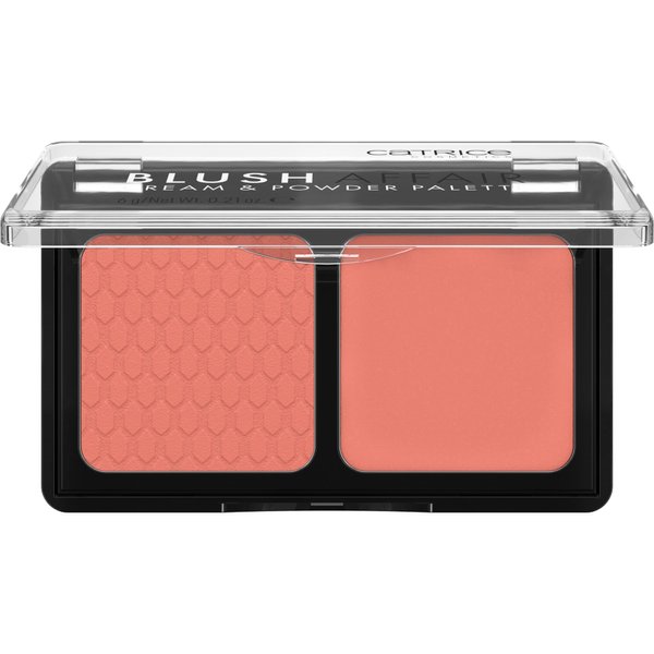 Catrice | Blush Affair Cream & Powder Palette | Highly Pigmented Radiant Cream & Soft Matte Powder | Vegan & Cruelty Free (040 Peach Passion)