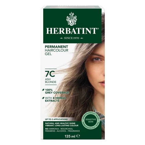 Herbatint Hair Color 7C Ash Blonde, 4.55 oz