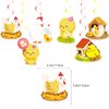 Chicken Party Decorations Chicken Farm Birthday Party Supplies Includes Chicken Birthday Banner Cake Topper Cupcake Toppers Balloons for Chick Birthday Party Baby Shower Decorations