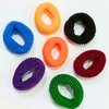 Elastic Hair Band Hair tie Made of Cotton and No Crease Hair Ties for womens/Perfect Suitable for Ponytail Holder for Women multi-color (pack of 4)
