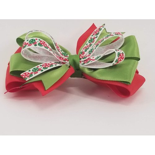 Holiday candies Christmas Hair Bow