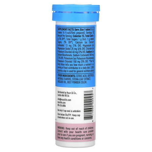 Nuun Active: Strawberry Lemonade Electrolyte Drink Tablets (3 Tubes of 10 Tabs)