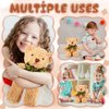 10 Pieces Christmas Bears Soft Plush Toy Stuffed Animals Cute Bears for Kids Boys Girls Birthday Valentine's Day Baby Shower Bear Party Favor(Brown)