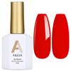 AILLSA Red Gel Nail Polish Hot Lady Valentine Bright Gel Polish Apple Candy Color Gel Polish Long Lasting Soak Off U V Gel Nail Manicure Salon at Home Holiday Gifts for Women 0.5 Fl Oz/GB11