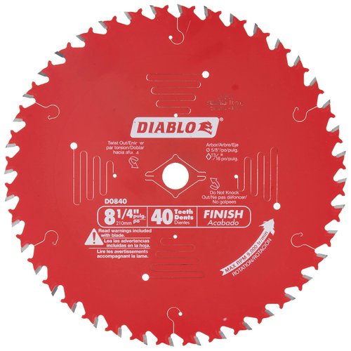 DIABLO TOOLS Diablo Tools 8-1/4 in. x 40 To