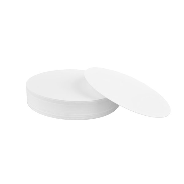 Home Advantage Blank Plain White Circle Playing Game Cards, 4 Inch Diameter