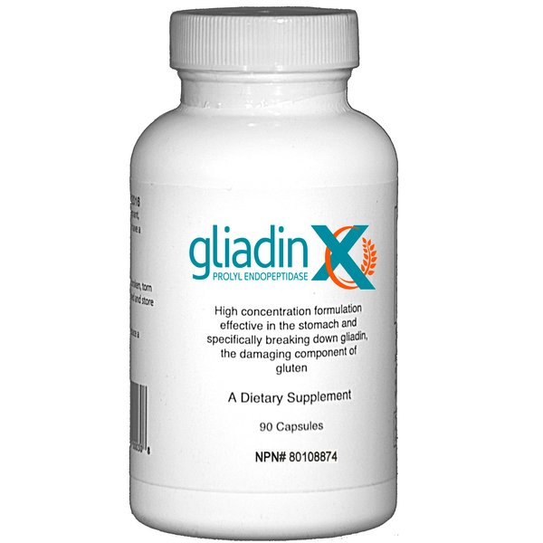 GliadinX Digestion of Gluten, Scientifically Proven Support for Strict Gluten-Free Diets for Celiac Disease and Gluten Intolerance, Celiac Safe Supplements – 90 Capsules